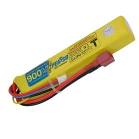 Bateria LiPO 11.1V - 900mAh* 15C - Plug tipo T -  FFB-005T