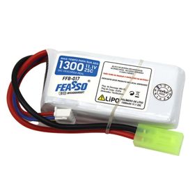 Bateria Lipo 11.1 1300 mAh 25c Amoeba FFB-017