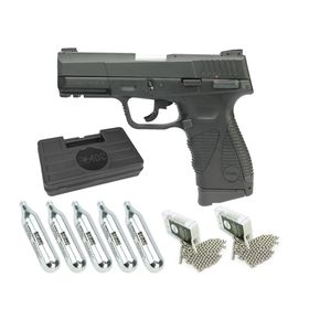 Pistola Pressão Co2 24/7 Blowback 4,5mm Kwc Rossi + Kit Co2
