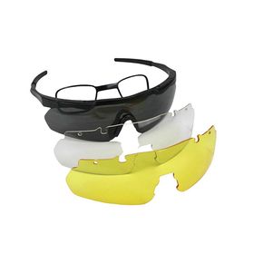 Óculos de Proteção Tático Warmmo 03 lentes 2.0mm - Preto