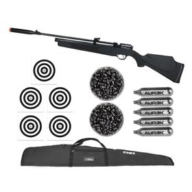 Carabina Pressão CO2 CR600S 4,5 Artemis+Capa+Co2+Chumbo+Alvo