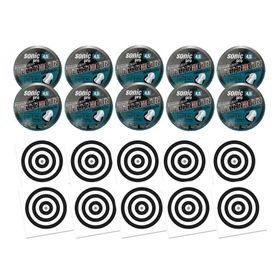 Kit 10 Chumbinho Sonic Pró- 4,5mm -500 unid+ 100 alvos