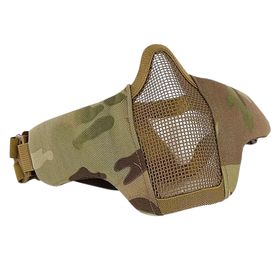 Mascara Telada Confort Meia Face cor Multicam - AIRSOFT