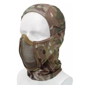 Mascara Telada com Balaclava Proteção Airsoft Multicam