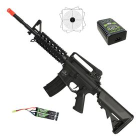 Rifle De Airsoft Elétrico M4 Qgk Yankee S-1 Aeg Bivolt