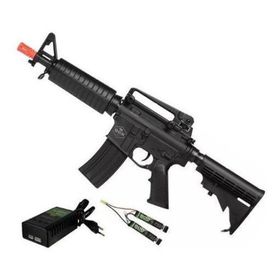 Rifle De Airsoft Elétrico M4 Qgk Echo S-1 Aeg Bivolt Cqb Ras