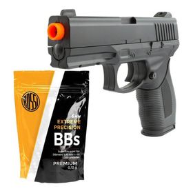 Pistola Spring Airsoft Vg24/7 V310 + Bbs Rossi 1000un 012g