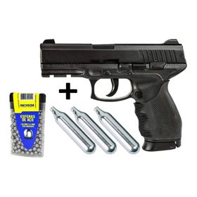 Pistola Airgun Kwc 24/7 Co2 4,5mm + 3 Co2 + 300 Esfera