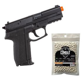 Pistola de Airsoft Co2 KWC SP2022 Polimero 6mm + 500 BBs Combat