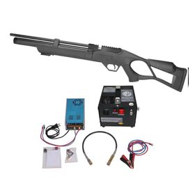 Carabina Pressão PCP Hatsan Flash 12 Tiros 5,5 + Compressor