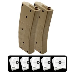 kit 2 Magazine Midcap Rifle M4 TAN Kpp Airsoft 6mm