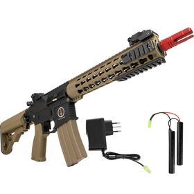 Rifle Airsoft Rossi Ar15 Neptune 10 Short Tan Et Keymod 6mm