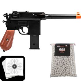 Pistola De Airsoft V10 Rossi + 1000 BBS E 10 ALVOS