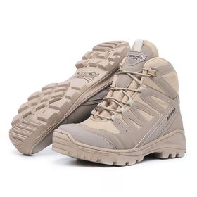 Bota Coturno Acero Militar Microfibra Gripen Desert Areia