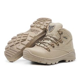 Bota Coturno Acero Militar Ripstop Mid Desert