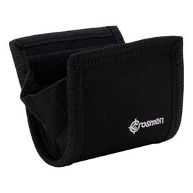 Bolsa Porta Munição Ammo Pounch Preta Com Velcro Crosman