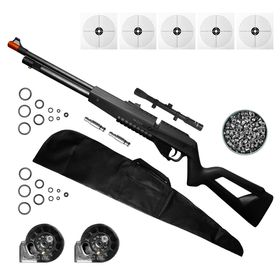 CARABINA AIRGUN PCP G850 5,5MM QGK+CAPA+CHUMBO+LUNETA