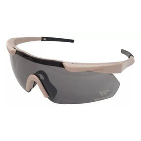 Oculos Tatico Proteção Airsoft Warmmo 03 lentes 2.0 mm Tan