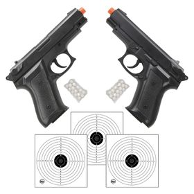 Combo Pistolas Airsoft Mola Vigor Vg P99 + alvos