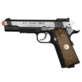 Pistola Airsoft 1911 Special Combat Co2 NBB Slide Metal 6mm - Wingun