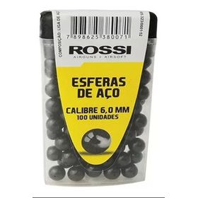 Esferas 6mm Aço 100un BK - ROSSI