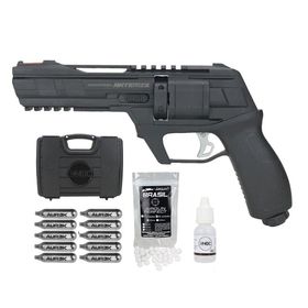 Revólver Pressão HDR CO2 CP300 .50+ Case+10 co2+Itens