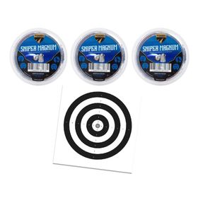 Kit 03 Cx ChumboSniper Magnum 5,5 Tuareg Preminum+Alvos