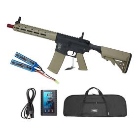 Rifle Airsoft AEG SA-F03 Flex M-LOK+Bateria+Carregador+Capa