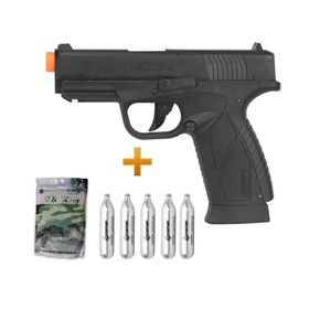 Pistola Airsoft Co2 Asg Bersa Bp9cc S Metal 6 + 05 Co2 + Bbs