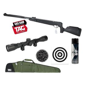 Carabina Pressão Naja 2.0 Nitro 4,5 + Luneta 4x32 + Itens