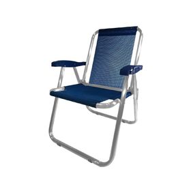 Cadeira Alumínio King Marinho Zaka Super Resistente 140KG