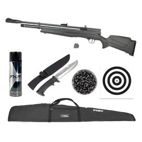 Carabina Pcp Beeman 1336 10 Tiros 5,5 + Faca + Itens