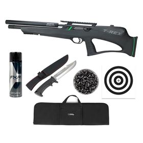 Carabina PCP Artemis T-REX Bullpup 5,5 + Faca + Itens