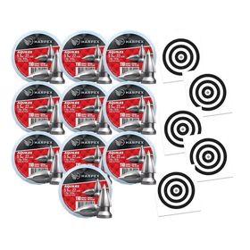 Kit 10 Cx Chumb Aquiles 5.5 perfuração e estabilidade +Alvos