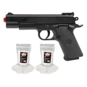 Pistola de Airsoft VG 1911 Short V92 Mola 6mm - Rossi + BBs