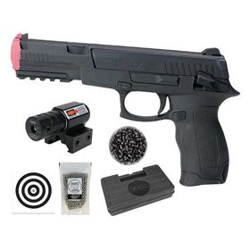Pistola de Pressão UX DX17 4,5 Dual Ammo Spring + Kit Pro