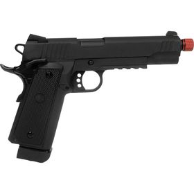 Pistola Airsoft 1911 Hi-Capa Black Ops Gbb Green Gas Rossi