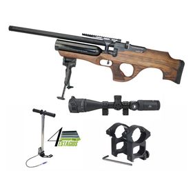 Carabina PCP Ekinoks Semi Auto 5.5+Bomba 4 Estágios+Luneta