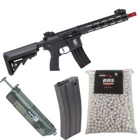 Rifle Airsoft Ar15 Sentinel 10 Elétrico Rossi + Speed loader