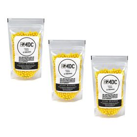 3 pacotes de Esfera BBS Airsoft BBs 0,12g - 3000 unds