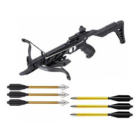 Besta/Balestra Recurva MK-TCS2-BK Alligator + Seta de Caça