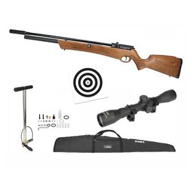 Carabina PCP Rossi Outlander VR + luneta 4x32 + Capa + Bomba