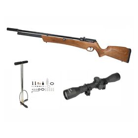 Carabina PCP Rossi Outlander VR + Luneta 4x32 + Bomba