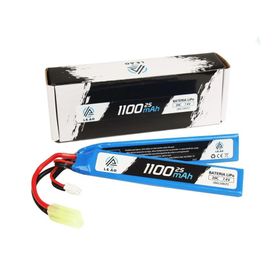 Bateria Lipo Ultra 7.4V/2S (2pack) 1100mAH 20C/40C Dean Airs