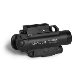 LANTERNA DE PISTOLA TATICA COM LASER E CAMERA - LS-CL7C-R - QGK