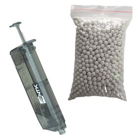 Carregador Airsoft Speed Loader + 1000 muniçoes bbs