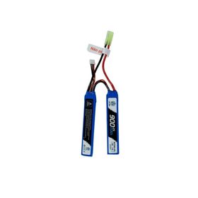 BATERIA LIPO ULTRA AIRSOFT 7.4V 2S 2PACKS 900MAH 20C-40C LEÃO