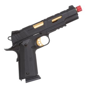 Pistola de Airsoft GBB 1911 Redwings Gold 6MM Rossi - Green Gás