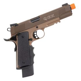 Pistola de Airsoft GBB 1911 R32  M.E.U. Tan Sandstorm – QGK