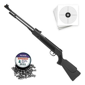 Carabina De Pressão Fixxar Spring Black 5.5mm LAZ-103 + Spider